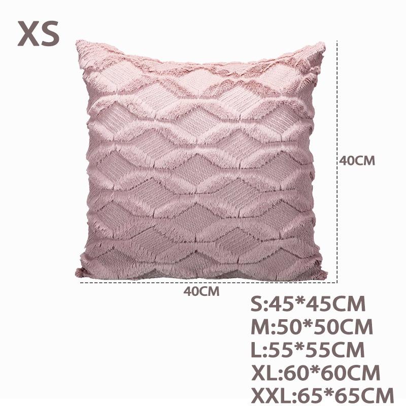 Чехлы для диванных подушек для домашнего декора, мягкие плюшевые бархатные наволочки в стиле бохо 40/45/50/55/60/65 см