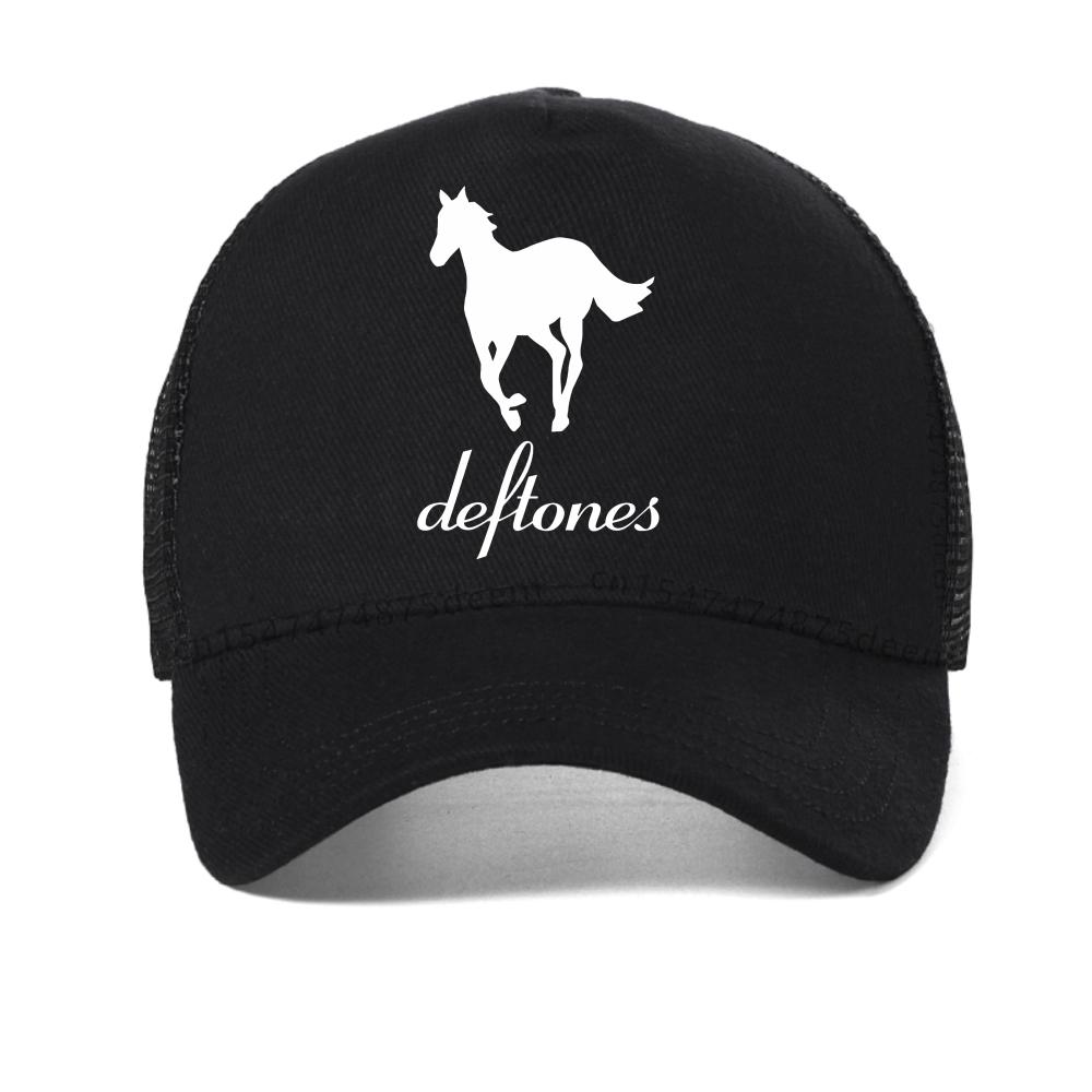 Новая Хип-хоп Deftones бейсболка Мужчины женщины повседневная летняя Дышащая регулируемая тракеры мода сетка крутая снэпбэк кепка