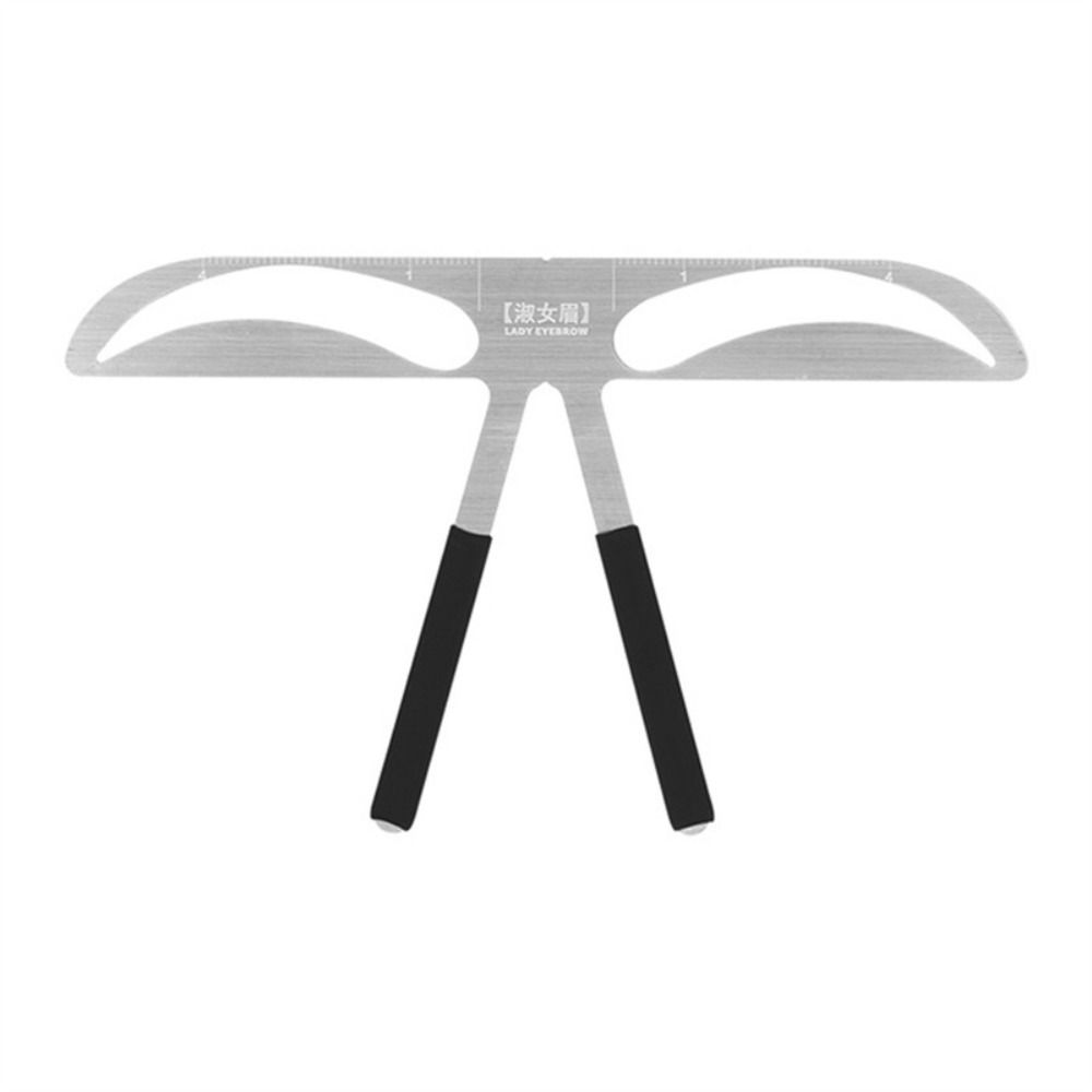 3D Тату-линейка для бровей, Формирователь баланса, Многоразовый инструмент для измерения бровей, Металл, Простой в использовании, Шаблон-трафарет для рисования бровей, Женщины