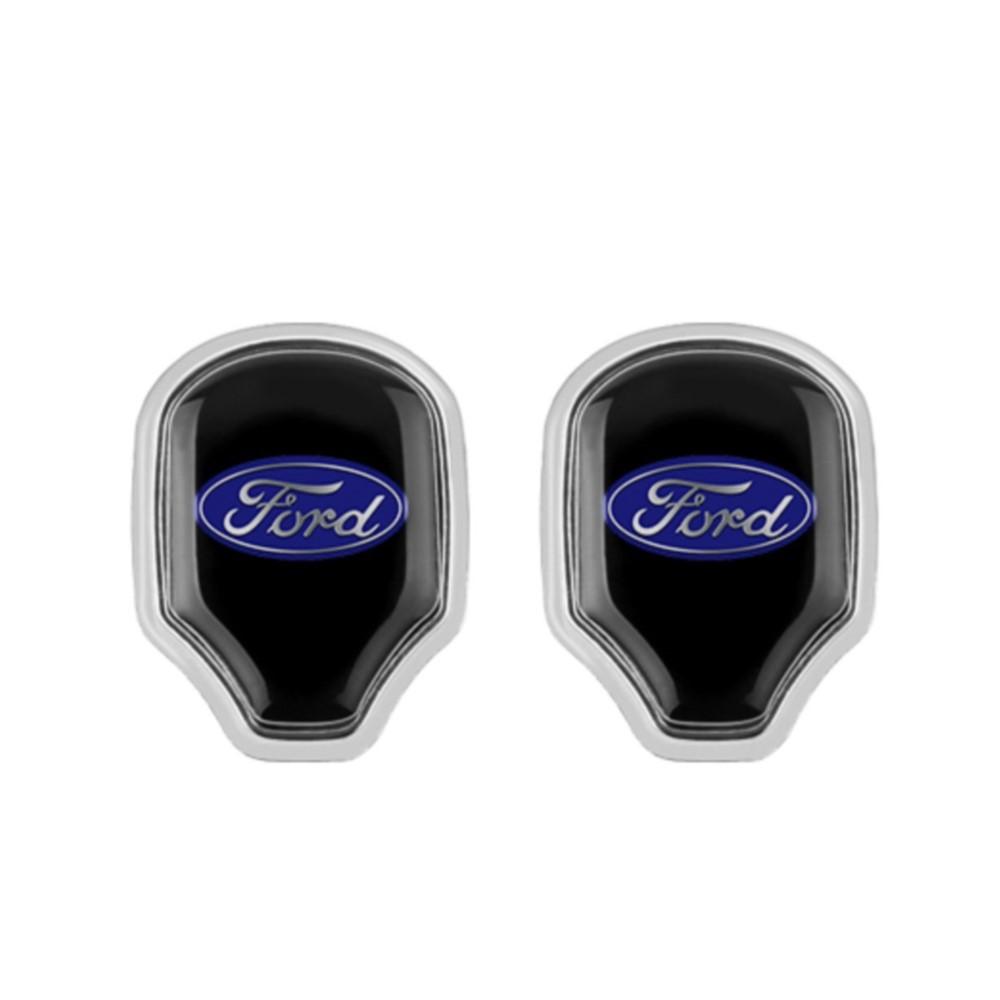 1/2Pcs 3D Metal Car Interior Storage Hook Up Sticker Accessories For Ford ST FOCUS 2 Mondeo KDJF76 Fiesta Kuga MK2 MK3 MK4 Accessories