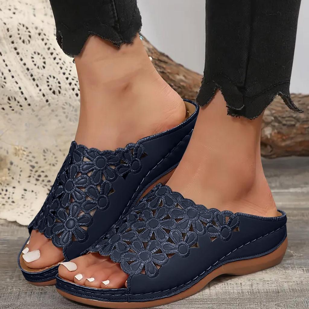 Летние сандалии женские 2025 года на танкетке женские сандалии с поддержкой свода стопы удобные сандалии женские сандалии пляжная обувь