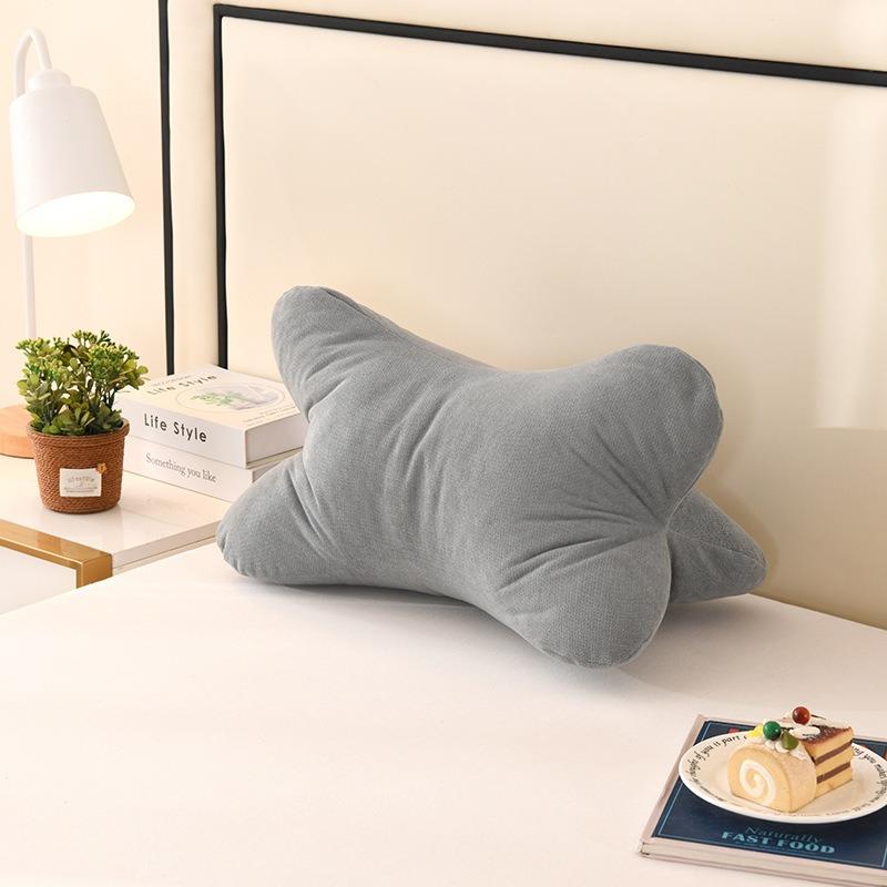 Подушка в форме кости с поддержкой шеи и поясницы для офисного кресла, кровати, клиновидная подушка и подставка для ног для здоровья, комфорта, подарок