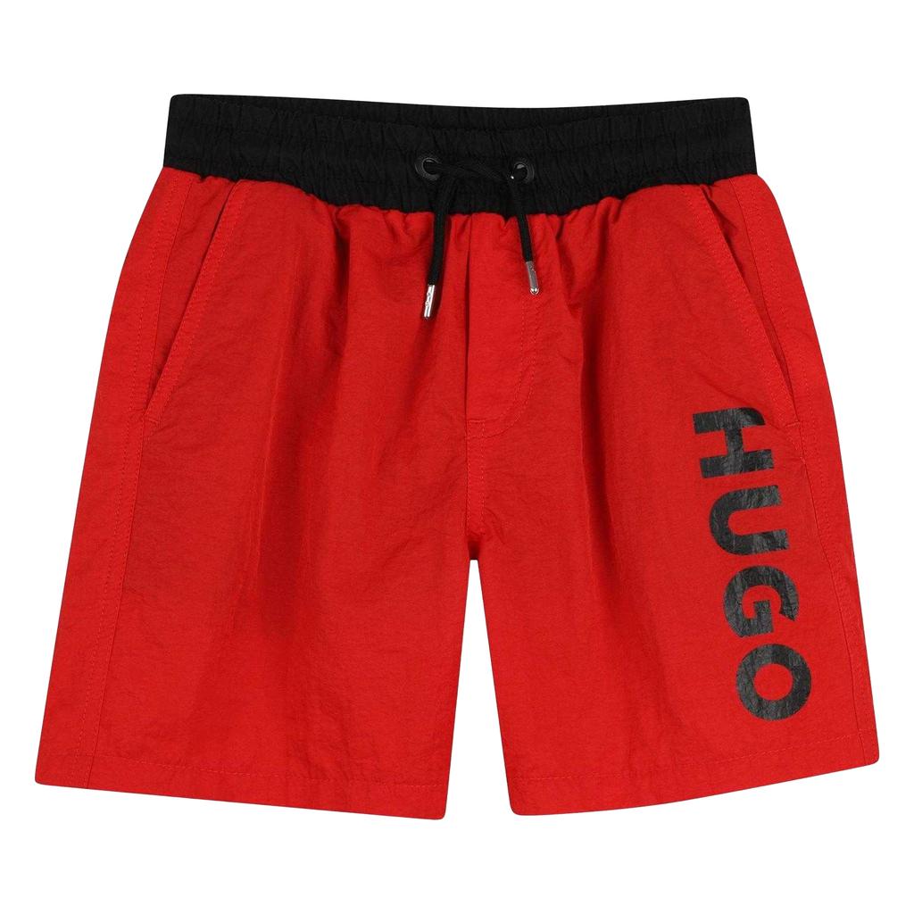 Hugo Childrens/Kids Logo Swim Shorts
