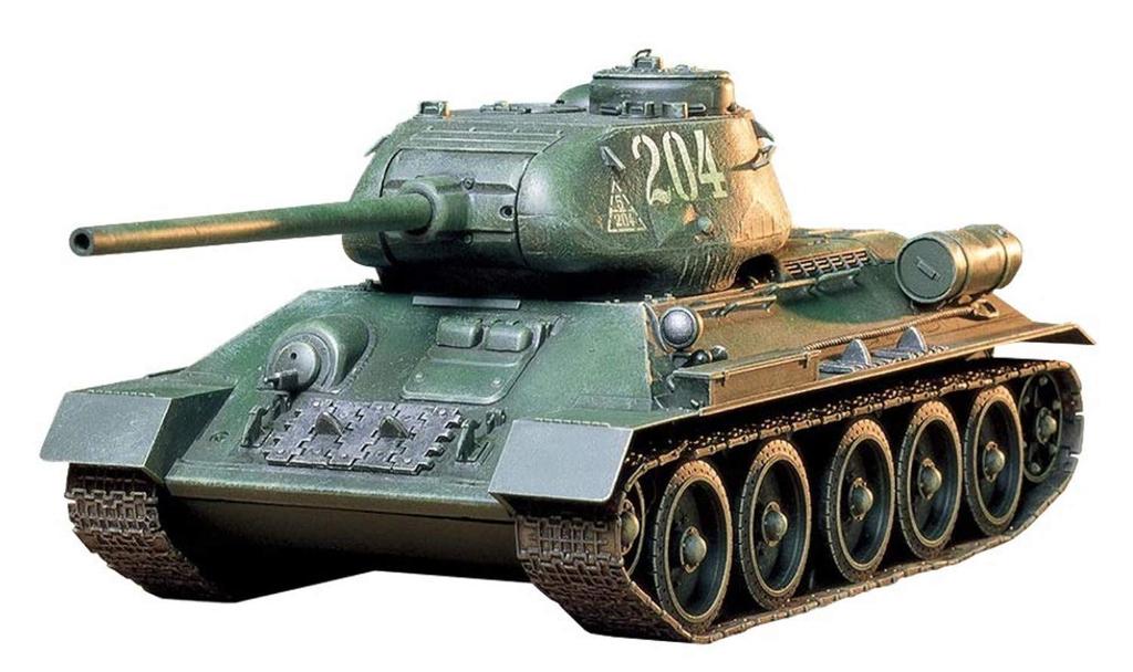 Tamiya Military Miniature Series Советский Армейский Средний Танк Пластиковая Модель 35138 1/35 № 138 T34/85