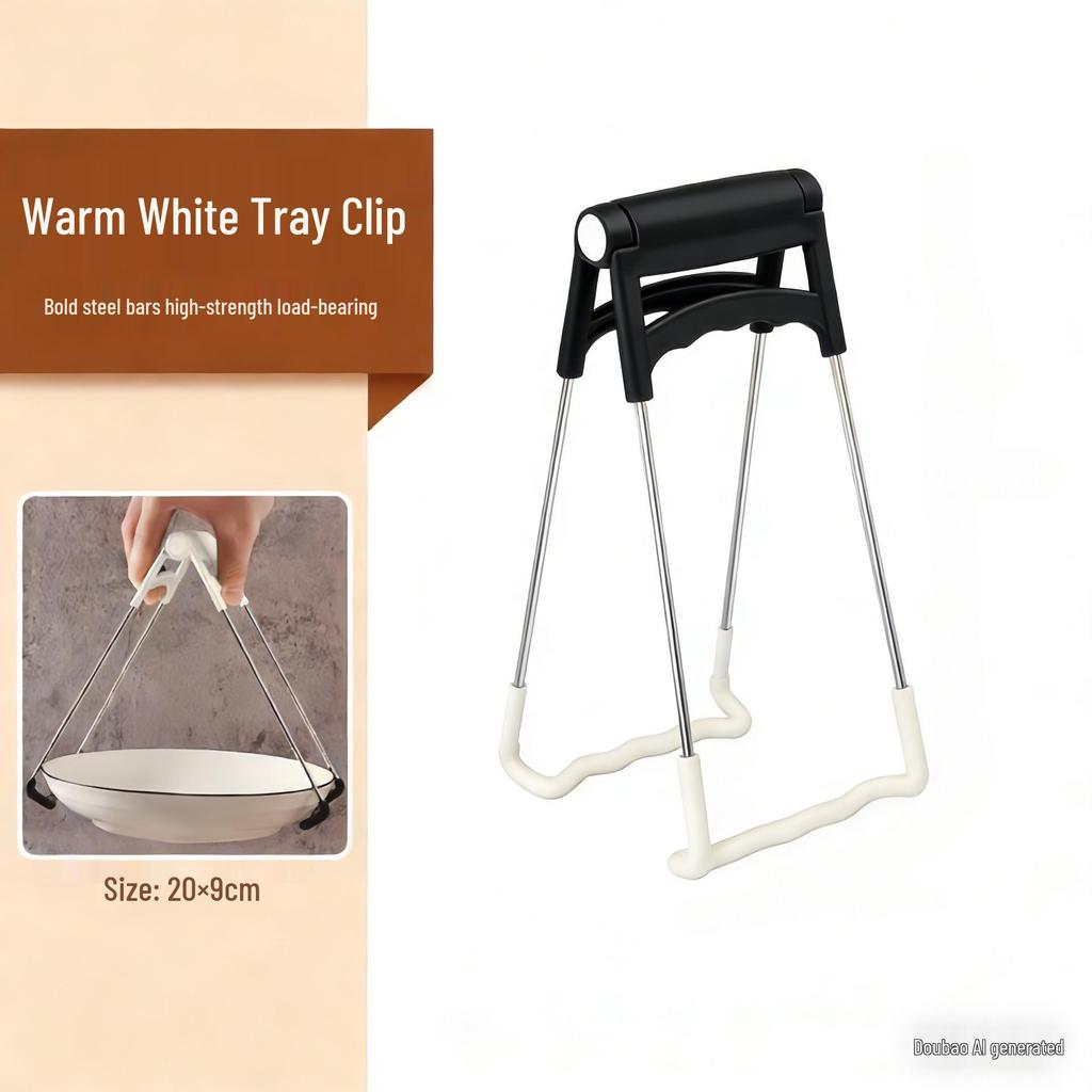 Anti-Scald Non-Slip Silicone Bowl and Plate Lifter Clip