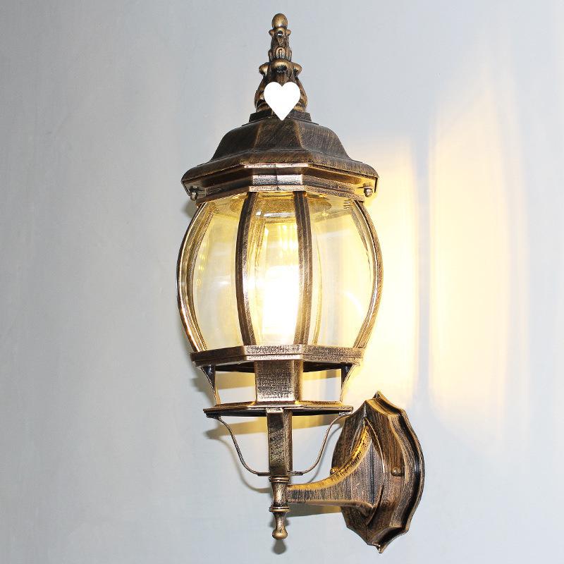 Ретро Водонепроницаемый Наружный Настенный Светильник для Балконов, Дворов и Лестниц - Американский/Европейский Стиль