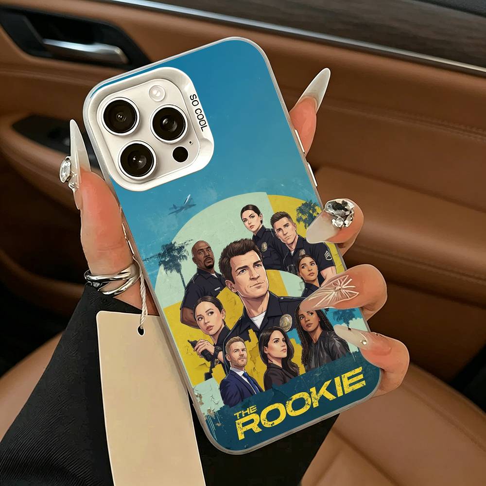TV -The R-rookie Phone Case For iPhone 11 12 13 14 15 16Pro Max Plus white Sliver Phone Cover