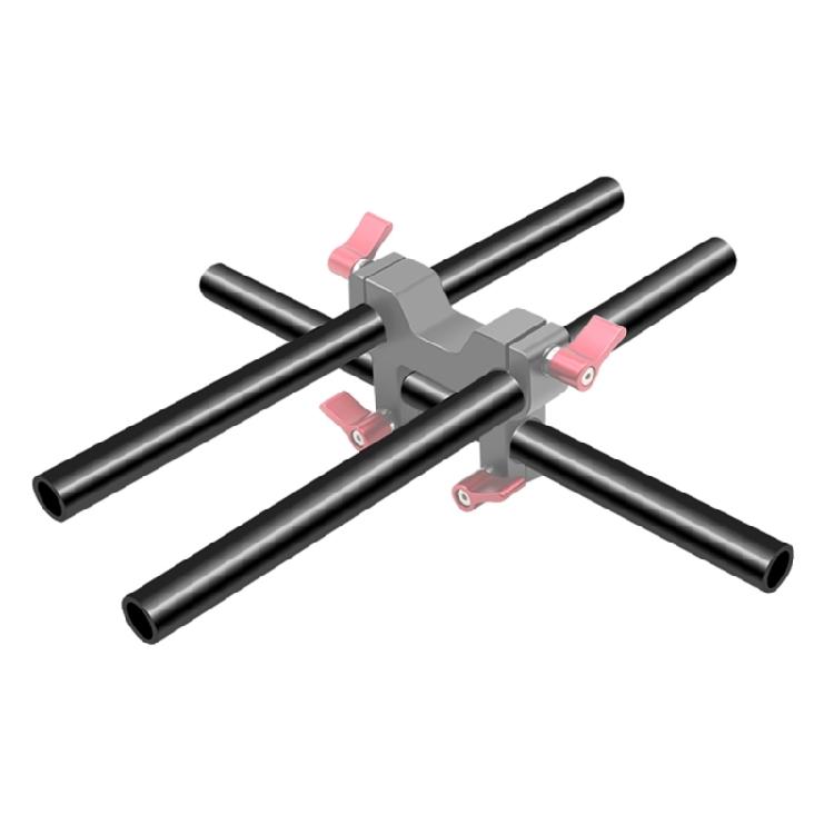 Легкий 15-мм рельсовый стержень для камеры Алюминиевый удлинительный стержень с резьбой M-12 Для DSLR риггинга Студийные аксессуары 2 шт.