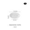 Набор стеклянных мисок и тарелок Canghai: Минималистичные, Высококлассные Десертные, Салатные, Фруктовые Пиалы и Мелкие Тарелки.