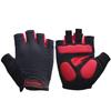 Wellcls Cycling Cycling for Men and Suitable for Bicycles and Road Bikes Gloves, Spring/Summer Gloves, Fingerless, Breathable, Unisex, Women, (Red, L)