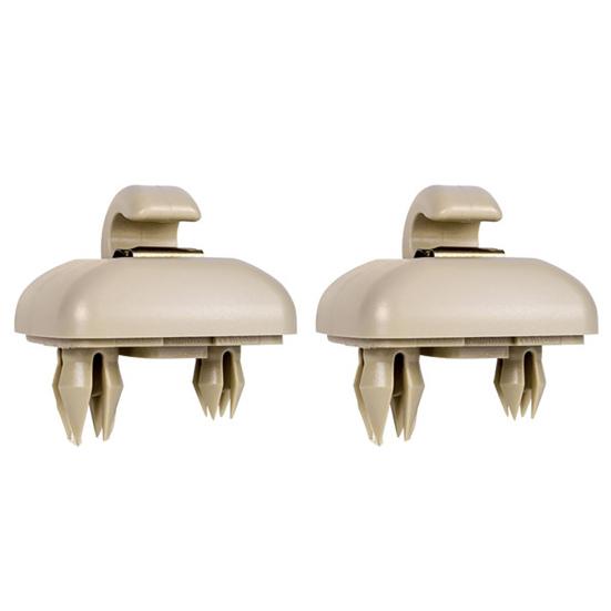 2Pcs Creative Corrosion-resistant Direct Replacement ABS Car Sun Visor Retainer Hook 8U0857562A 8E0857562 for A3 A4L A5 A6L A7 Q5 Q3
