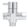 Shower Head Diverter Valve G1/2 Diverter Valve 3 Way for Hand Held Showerhead and Fixed Spray Head