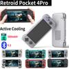 Retroid Pocket 4Pro Android Handheld Game Console 8G+128GB Retro Handheld Game Console 4.7Inch Touch Screen WiFi 6.0 BT 5.2