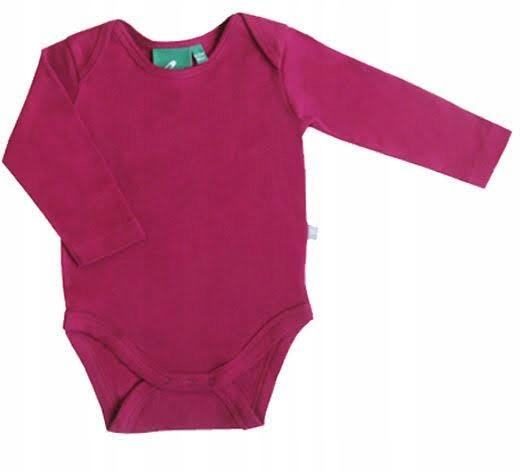 Little Green Radicals Organic Cotton Bodysuit 6-12 Months Pink