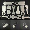 Removable Shopping Trolley Tokens Stainless Steel Shopping Carts Key Release Key Keychains