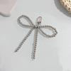 Cute Bowknot Beaded Pendant Cellphone Charm Phone Chain Functional Keychain Ornament Keyring for Bag Purse Backpack