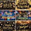 New Year Theme Happy New Year Photography Backdrop Background Banner  Home Party Decor