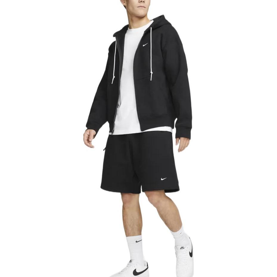 Nike Худи на молнии с капюшоном и шнурком Solo Swoosh DR0404-010