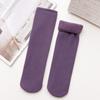 1 пара женских зимних носков средней длины, толстые плюшевые носки в японском стиле, эластичные, нескользящие, термоноски с защитой от запаха, очень свободные, до щиколоток, без разводов