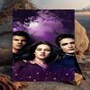 1PC vampire Saga Romance Flannel Blanket Gift, Suitable for Both Men And Women, Soft Ideal for Beds And Sofa, Birthday Or Christmas Gift
