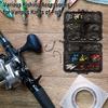 Набор рыболовных вертлюгов 158 шт. Высокопрочная коробка для рыболовных снастей с бочкообразными вертлюгами и вертлюгами на шарикоподшипниках для ловли окуня и форели
