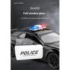 1/22 Dodge Challenger Redeye Hellcat Police Alloy Sports Car Diecast Модель Звуковая и световая игрушка Коллекционная витрина Украшение Подарки