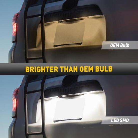 Для 2014 2015- Toyota Highlander Белый 18 светодиодов Номерной знак SMD Подсветка Номерного знака Пара