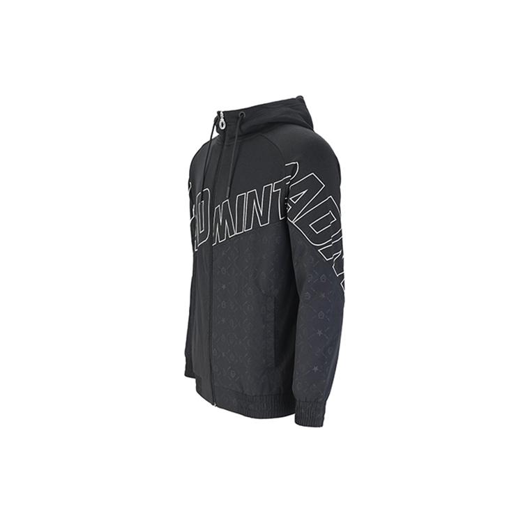 Li Ning Jackets Men's Black Hooded Moderate AWDQ829-2
