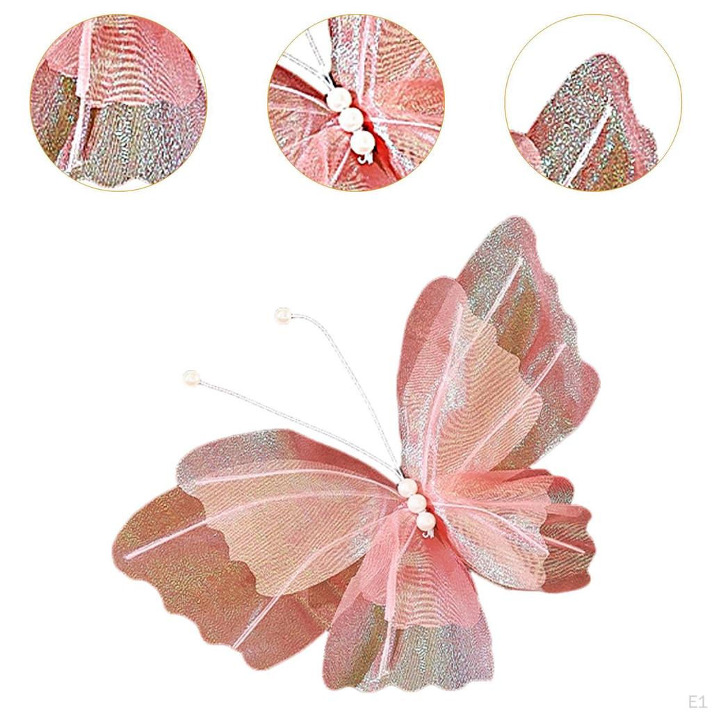 Artificial Butterfly Decoration Wedding Decor Photo Prop Marriage Ornament for Outdoor Indoor