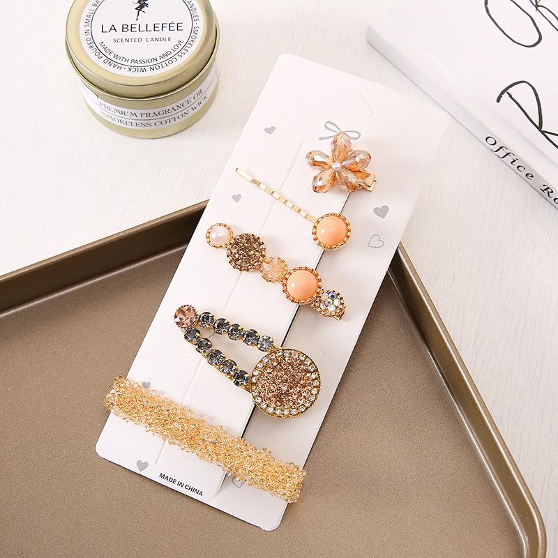 Роскошная заколка для волос с жемчужным бантом и перьями - корейский стиль, аксессуар для челки