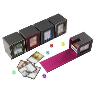 Коробка для колоды торговых карт, держатель, большой кейс для карт, кейс для коллекционных игровых карт, протекторы, контейнер вмещает 100+ игровых карт
