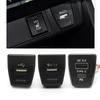 Автомобильное зарядное устройство, USB-разъем, внутреннее быстрое зарядное устройство USB QC3.0 для аксессуаров Toyota Rav4