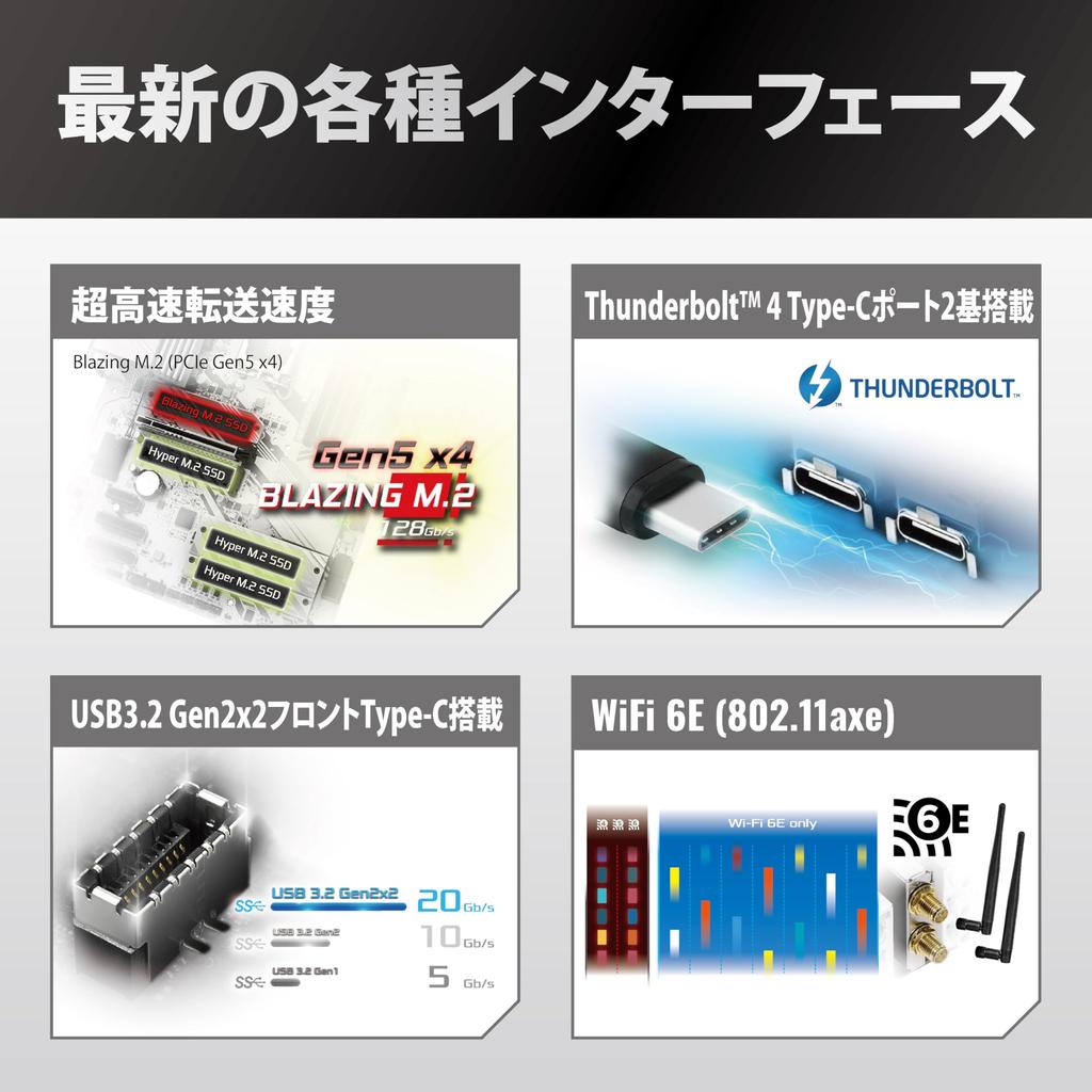 Asrock Motherboard Z890 Pro RS WiFi White Intel CPU Core Ultra Compatible Z890 Chipset DDR5 ATX Motherboard Authorized Distributor (LGA1851) [Domestic