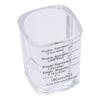 2pcs 6*6*5 CM Espresso Shot Glass Glass Coffee Ounce Cup Double Measuring Baking Cups  Home