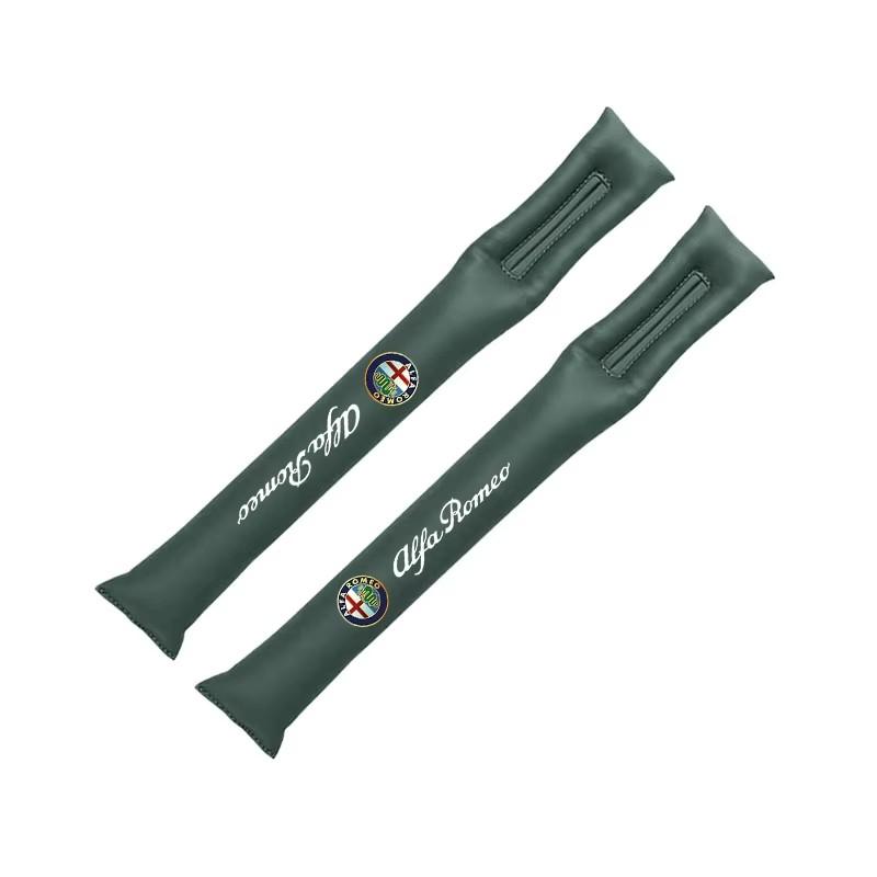 2Pcs Car Seat Gap Filler Strip Soft Pads Leather Car Styling Spacer For Alfa Romeo Giulietta Mito 159 Giulia Stelvio 156 147