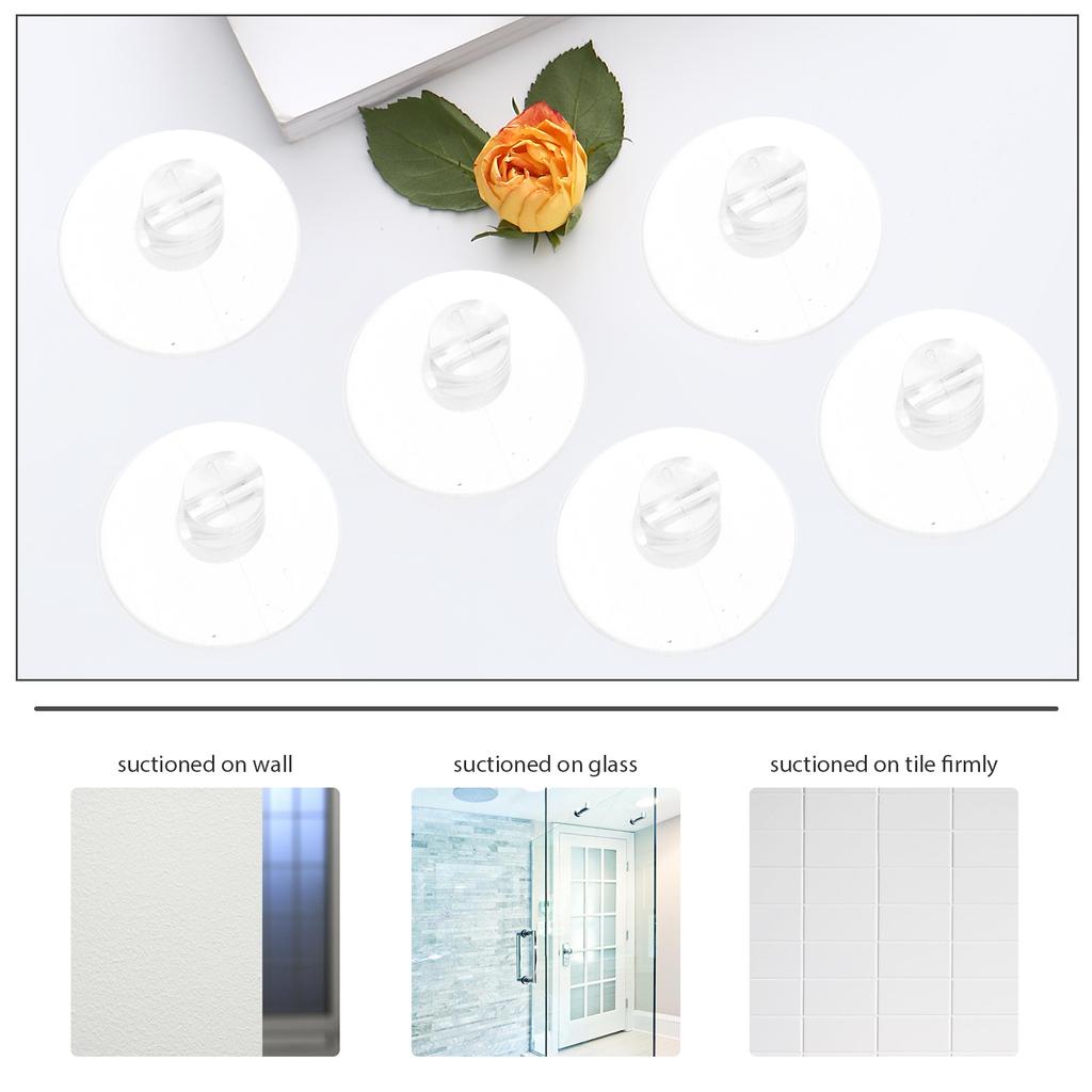 12 Pcs Cable Clips Fixing Suction Cup Clamp Light Holders for Windows Cord Organizer Fairy Lights Glass Wire