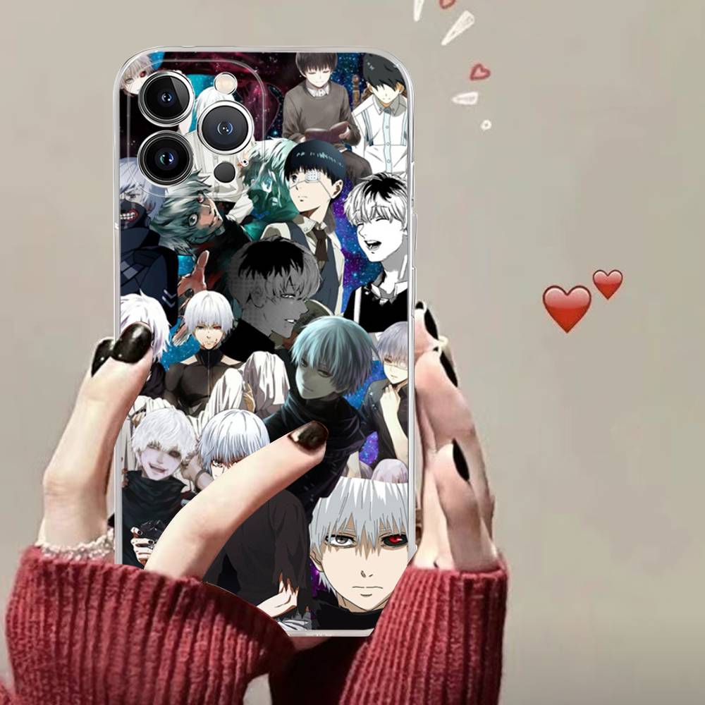 T-Tokyo G-Ghoul Classic Anime For iPhone 17 16 15 14 13 12 11 Pro Max Plus mini Funda For Transparent Cover