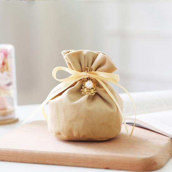 Конфетный мешок с искусственным жемчугом креативный шнурок для хранения рождественских свадебных украшений