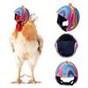 Куриный шлем, регулируемый, безопасный, удобный, милый, защитный куриный головной убор для маленьких птиц, товары для домашних животных