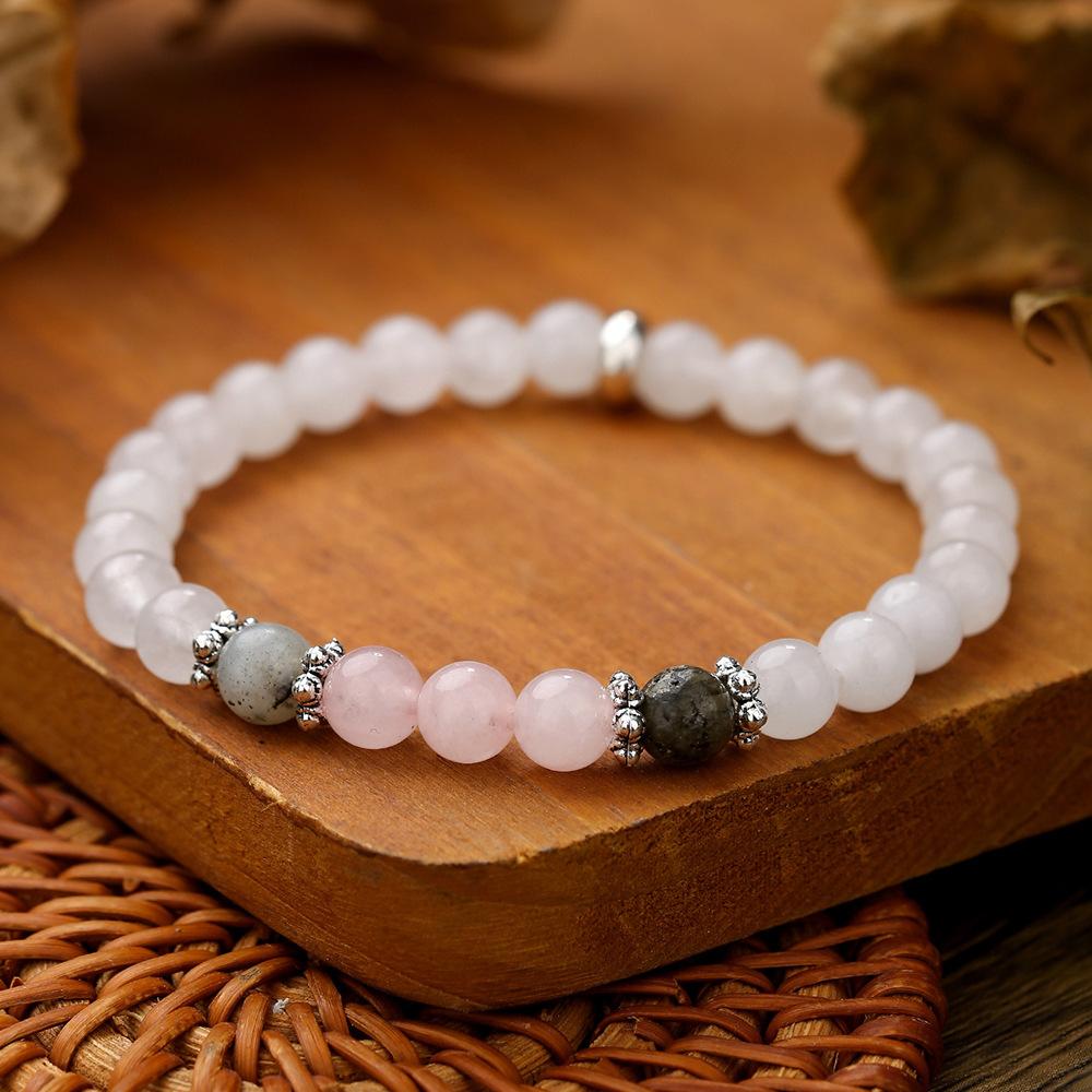 Кристаллический браслет тигровый глаз эластичный браслет из бисера оптовая продажа натуральный камень экспорт ювелирные изделия бисер браслет