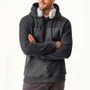 Men's Waffle Color Block Hoodie for Autumn/Winter