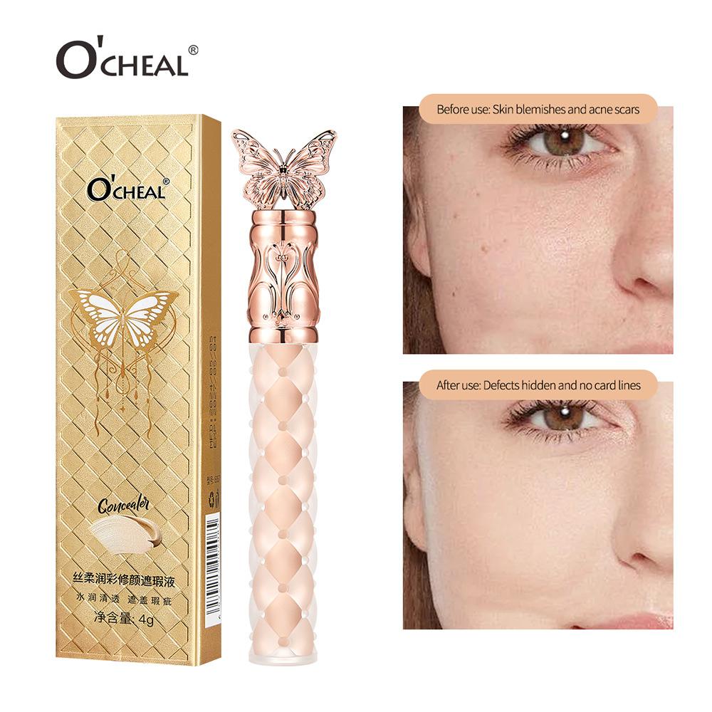 The Butterfly Design Concealer Can Not Only Cover Facial Acne And Dark Circles, But Also Hide Pores And Spots