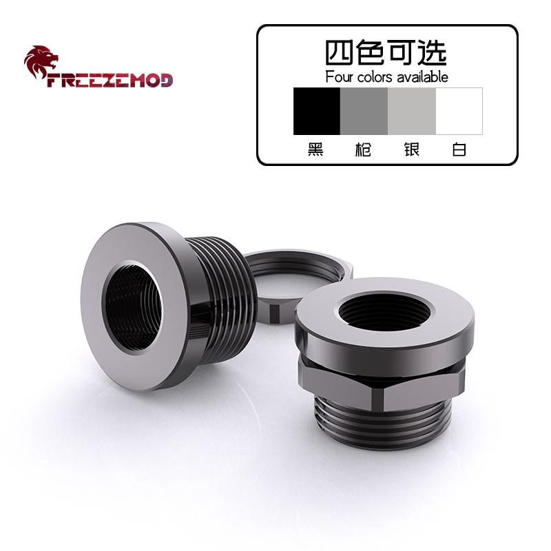 FREEZEMOD Water Cooling Fittings Through-Board Top Fill Port with Hex Nut Water-cooled Joint OD G3/4 ID G1/4 Thread HCBJT-V2