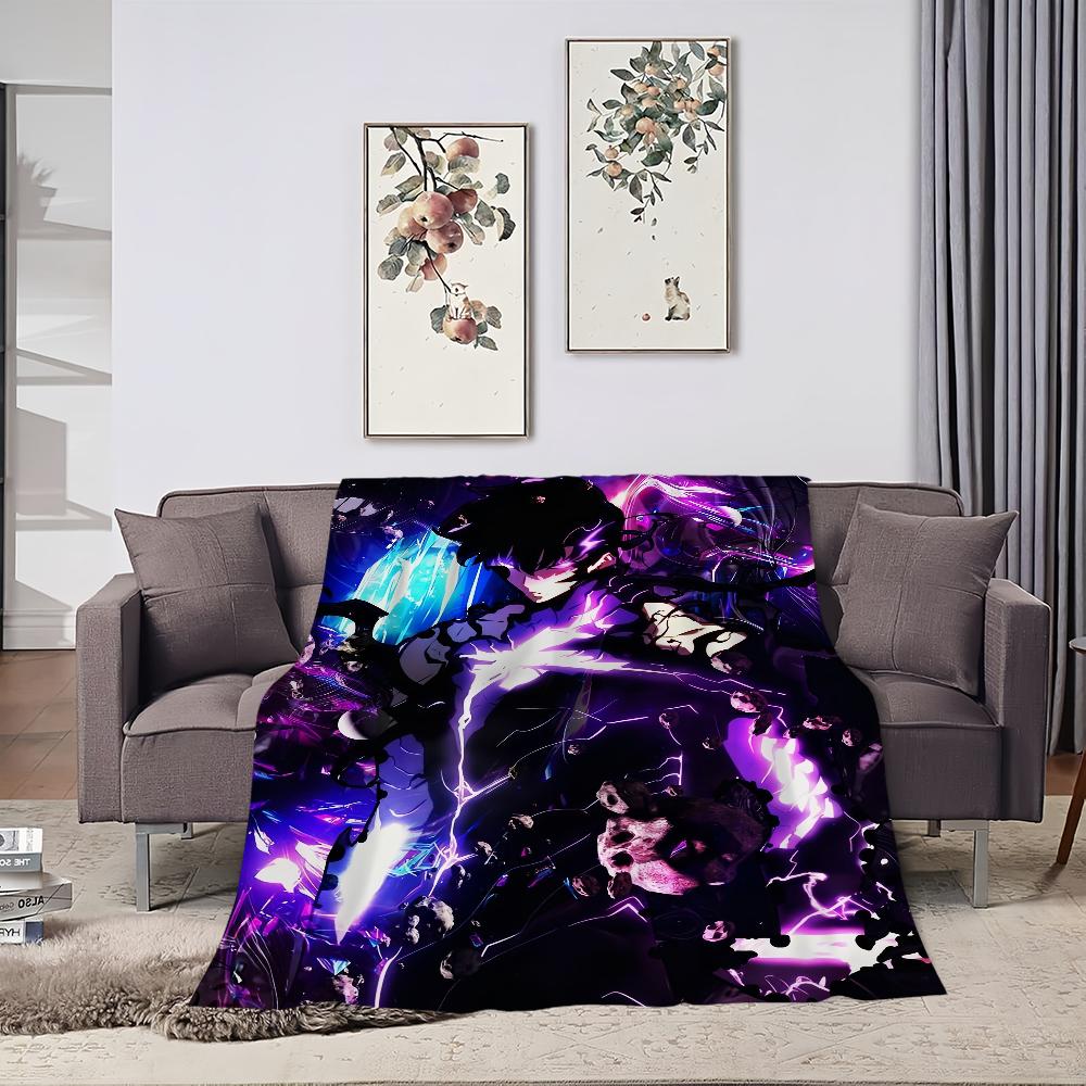 Аниме Одеяло Сон Джин-у Плюшевое Для Сна Диван Коврик для Гостиной S-Solo L-Leveling Комната Офис Спальня День рождения Дом Путешествия Детские Подарки