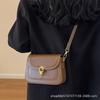 Retro fashion small bag women's 2025 autumn/winter new simple texture small square bag fashion niche Korean shoulder bag