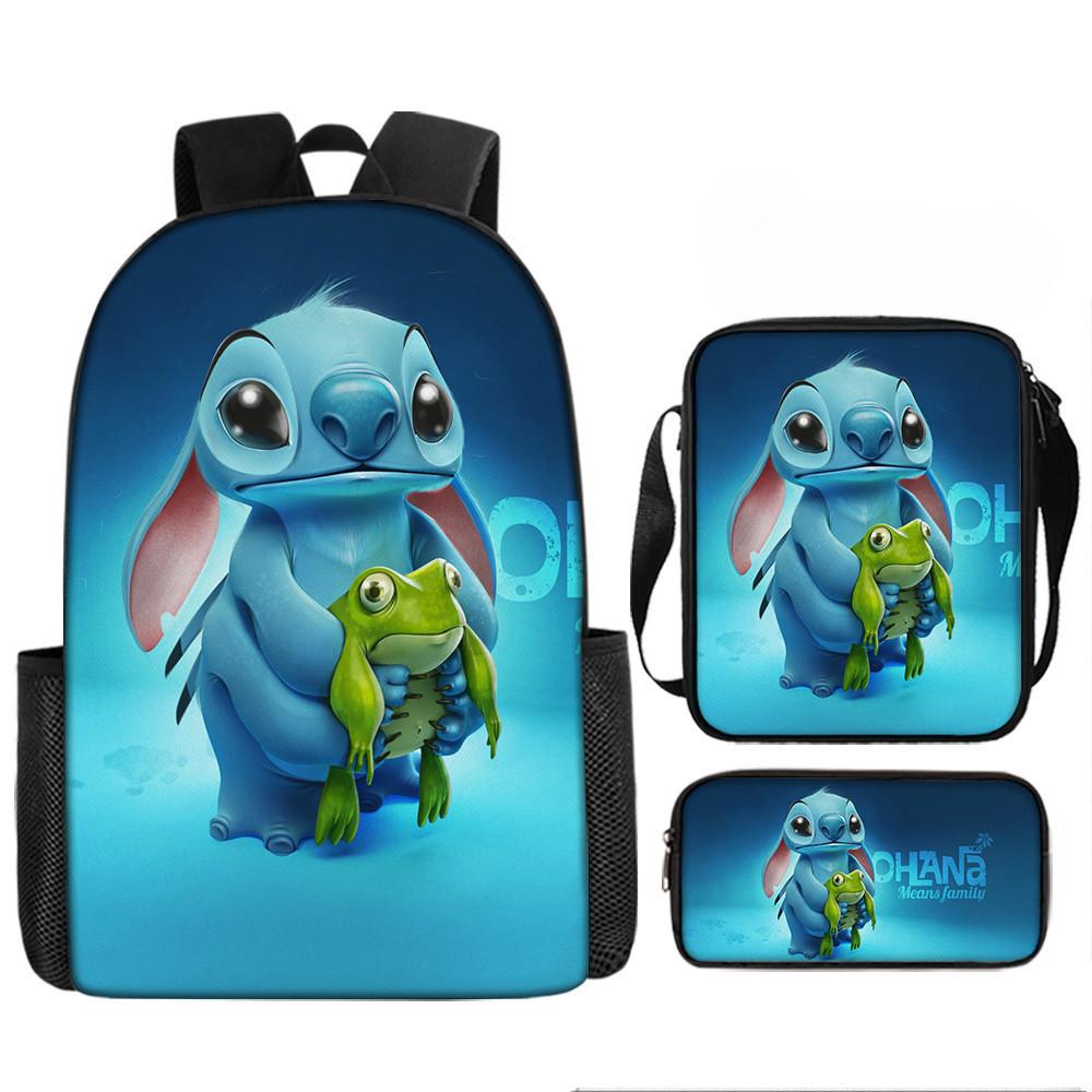 Школьный рюкзак Disney Стич из Оксфордской ткани, легкий, дышащий, для детей