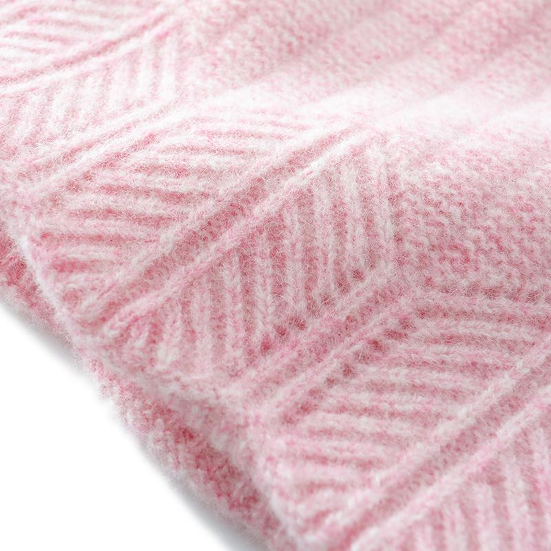 Женская кашемировая шапка Qinghe кашемир 30% кашемир 70% шерсть Женский осенне-зимний кашемировый платок мягкий и теплый