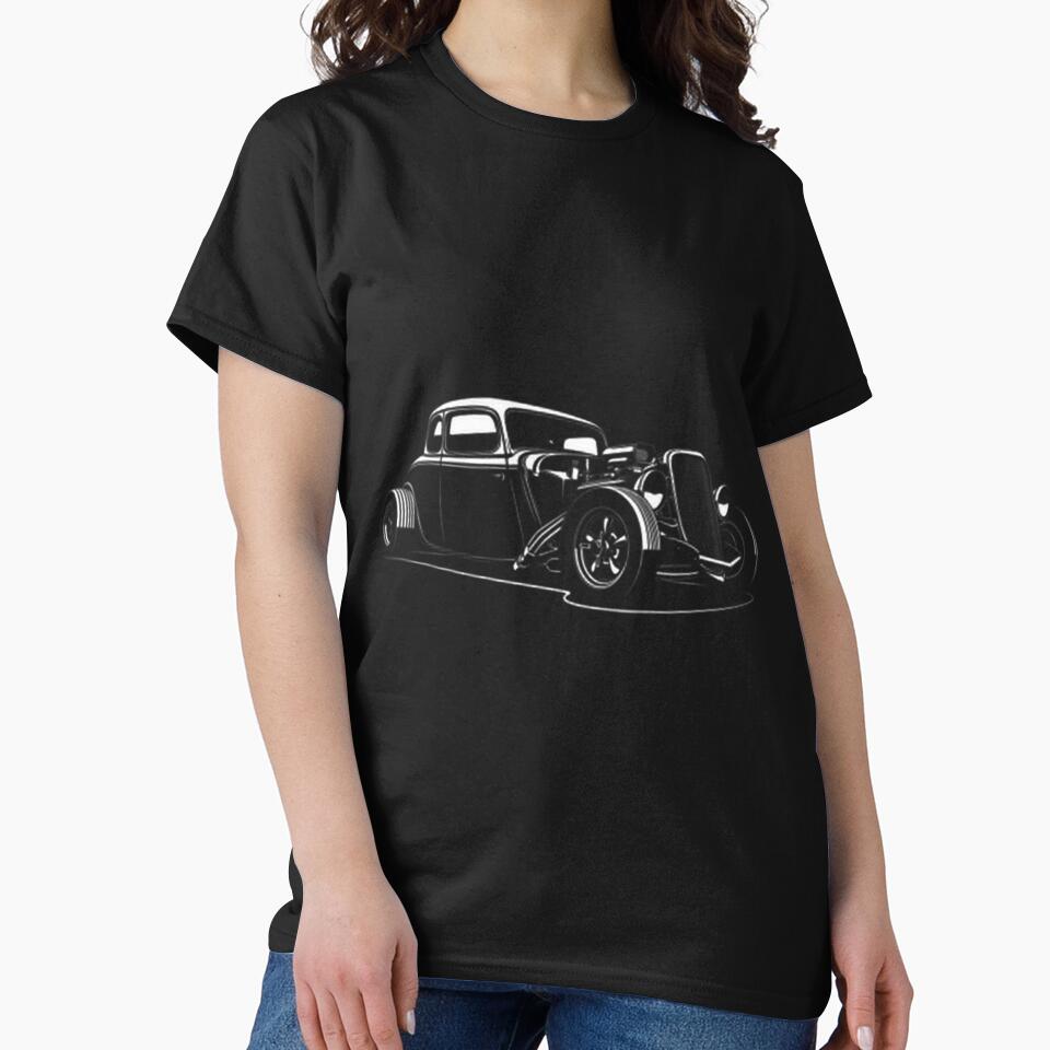 Vintage Hot Rod Vibes: Classic American Custom Cars & Automotive Art For Enthusiasts | Best Buy Classic T-Shirt