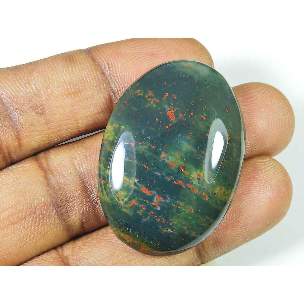 71Cts. Натуральный африканский кровавик овальный кабошон россыпью драгоценный камень 29X41X07 MM SK-1830