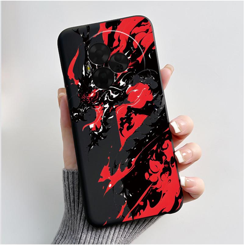 Для TCL NxtPaper 60 Ultra Чехол Роскошный Милый Кролик Любовь Забавный Черный Матовый Мягкий ТПУ Задняя Крышка Для Чехла Телефона Nxt Paper 60 Ultra